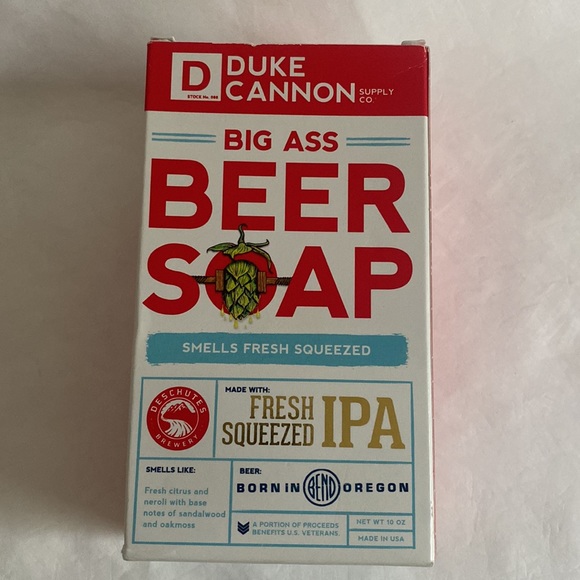 DUKE CANNON BIG BEER SOAP FRESH SQUEEZED IPA 10oz NIB - Picture 5 of 9